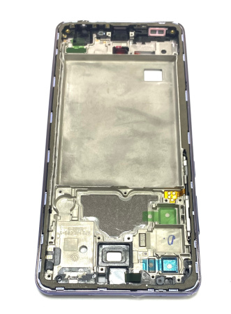Рамка дисплея Samsung Galaxy A72 SM-A725F (фиолетовая) с боковыми кнопками