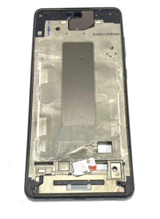 Рамка дисплея Samsung Galaxy A72 SM-A725F (серая) с боковыми кнопками