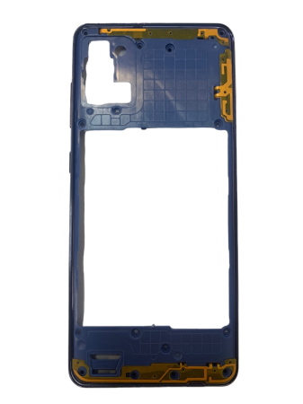 Средняя часть корпуса Samsung Galaxy A31 SM-A315F (синяя) с боковыми кнопками