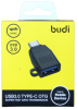 Переходник OTG Budi DC151B Type-C to USB