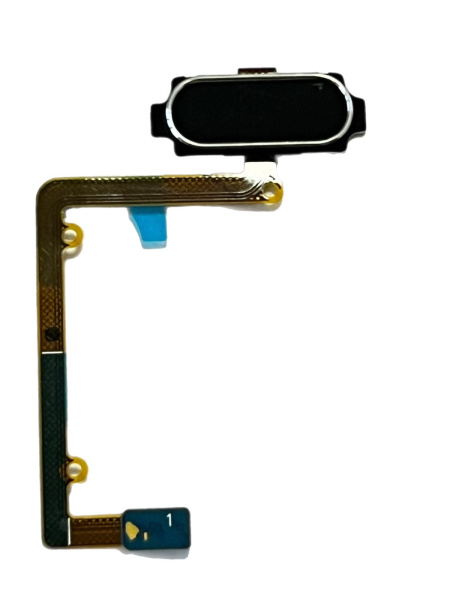 Шлейф с кнопкой Home Samsung Galaxy A5 SM-A510F черная в серебристой рамке