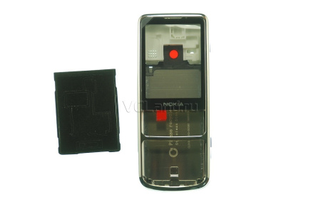 Корпус Nokia 6700 Classic с клавиатурой (серебристый)