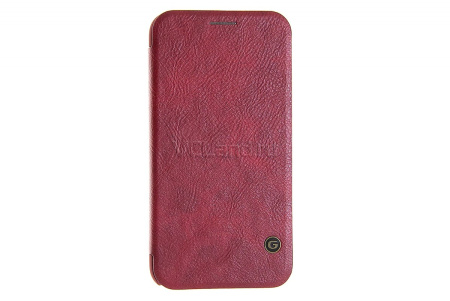 Чехол-книжка для Apple iPhone X G-Case Business Series (красный)