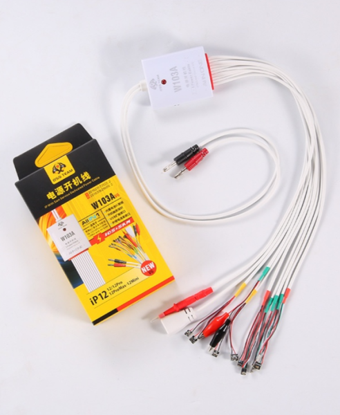 Кабели с разъемами АКБ OSS team W103A для iPhone (с 5 по 11 серии) + Samsung