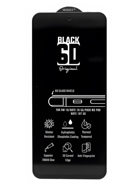 Защитное стекло Mossily для Samsung Galaxy A22s 5G/A03s 6D черное Защитное стекло Mossily для Samsung Galaxy A22s 5G/A03s 6D черное