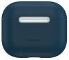 Чехол для Apple AirPods Baseus Super Thin Silica Gel 1/2 (черный)
