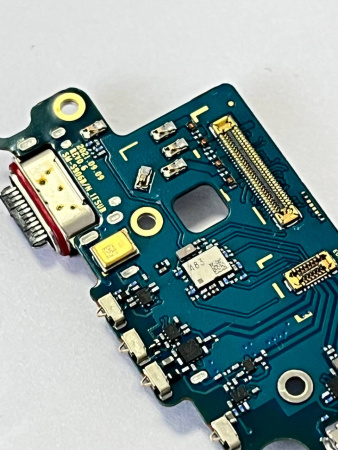 Нижняя плата Samsung Galaxy S22 Plus (SM-S906B) с разьемом зарядки,SIM и микрофоном
