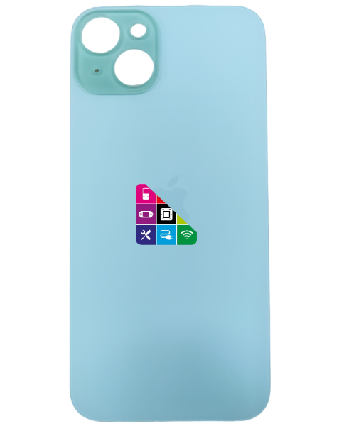 Задняя крышка для iPhone 15 Plus Green с большим отверстием под камеру зеленый