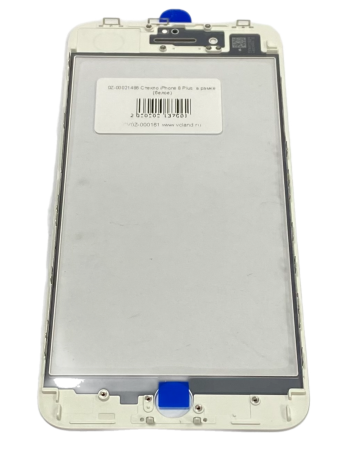 Стекло переклейки в рамке для iPhone 8 Plus белое Стекло переклейки в рамке для iPhone 8 Plus белое