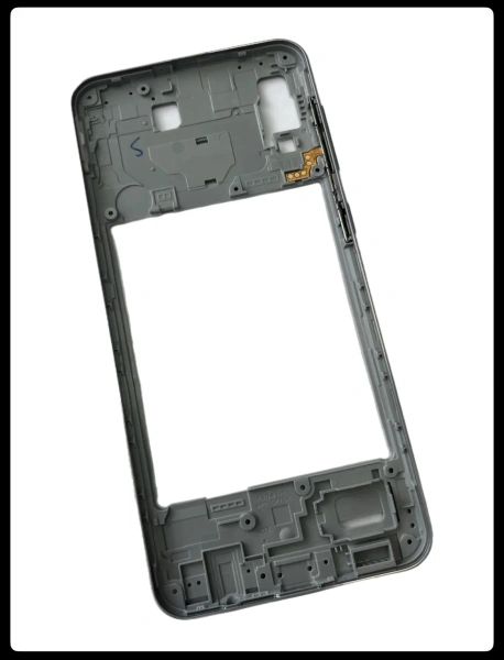 Средняя часть корпуса Samsung Galaxy A30 SM-A305F (белая) с боковыми кнопками