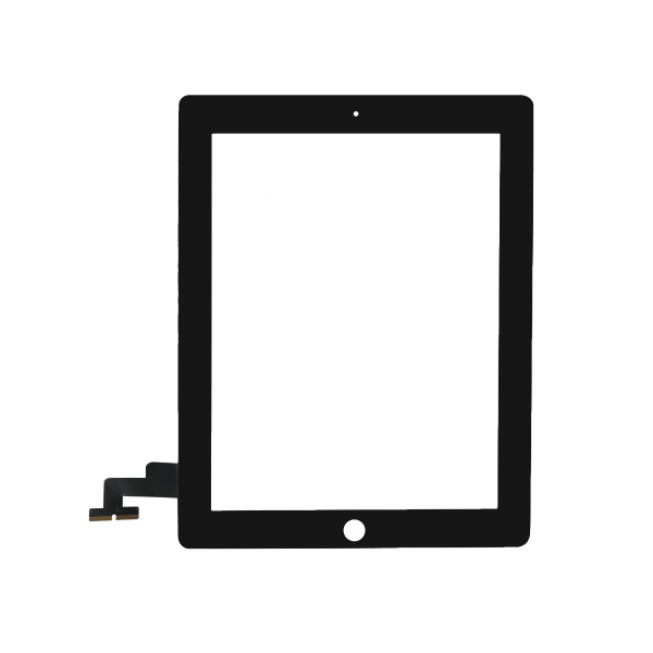 Тачскрин для iPad 2 без кнопки Home черный Тачскрин для iPad 2 без кнопки Home черный