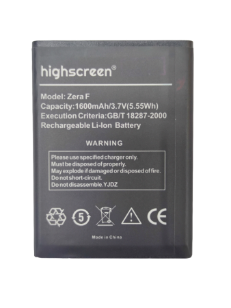 АКБ Highscreen Zera F