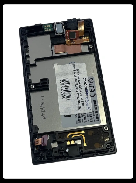 Дисплей Nokia Lumia 520 (RM-914) с тачскрином в рамке (черный)