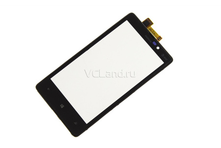 Тачскрин Nokia Lumia 820 (RM-825) в рамке (черный)