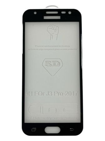 Защитное стекло Samsung Galaxy J3 SM-J330F черное
