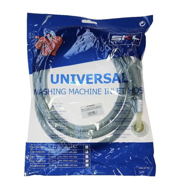 Шланг заливной 2м для стиральных машин универсальный FWH612UN