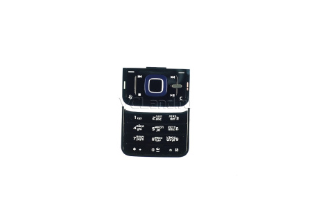 Клавиатура Nokia N81 (черный с синим ободком)