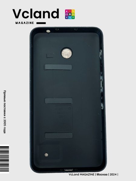 Задняя крышка АКБ Nokia Lumia 635 (RM-974) (черный) Задняя крышка АКБ Nokia Lumia 635 (RM-974) (черный)