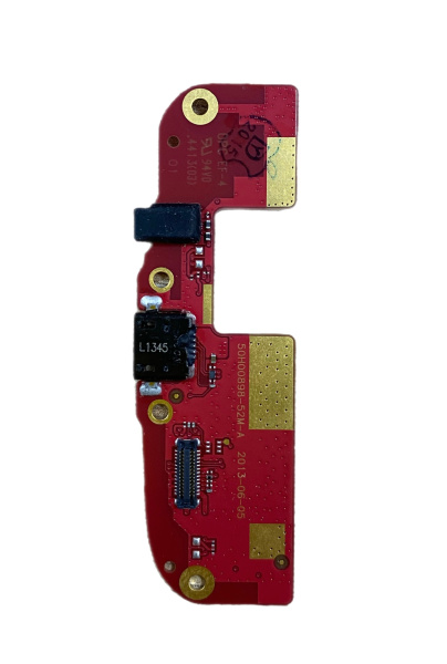 Нижняя плата HTC Desire 300 (301e) с разъемом зарядки (micro-USB) и микрофоном