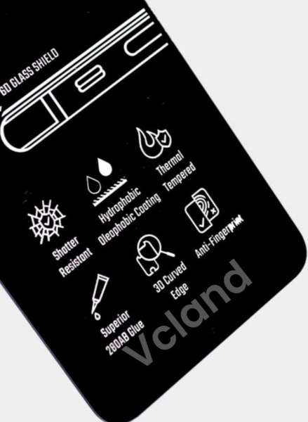 Защитное стекло MOSSILY для Xiaomi 13 (повышенной прочности) 6D черное