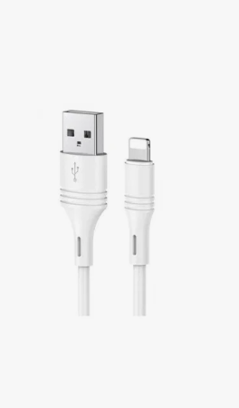 Кабель зарядки Borofone модель BX43 2.4A (Lighning) 1 метр
