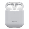 Чехол для Apple AirPods Baseus Super Thin Silica Gel 1/2 (серый)