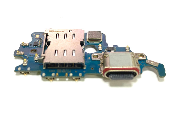 Нижняя плата Samsung Galaxy S21 (SM-G991B) с разьемом зарядки,SIM и микрофоном