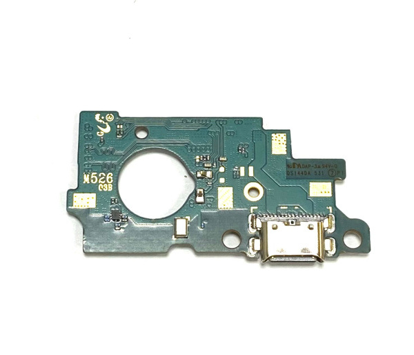 Нижняя плата Samsung Galaxy M52 (SM-M526B) с разъемом зарядки и микрофоном