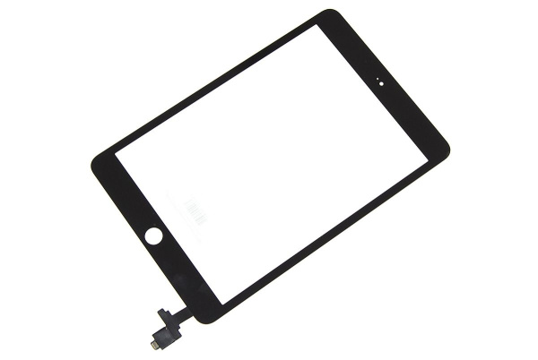 Тачскрин для iPad Mini 3   A1599/A1600 с коннектором черный Тачскрин для iPad Mini 3   A1599/A1600 с коннектором черный