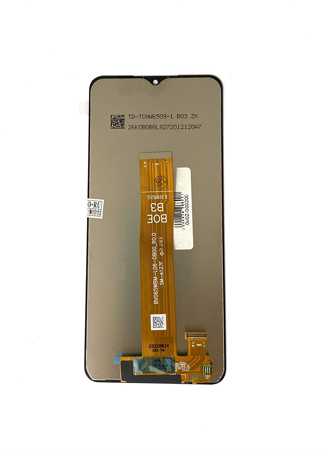 Дисплей для Самсунг Samsung Galaxy A12 Nacho SM-A127F/A032F с тачскрином черный