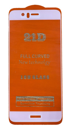 Защитное стекло Huawei Nova 2 Plus (BAC-AL00, BAC-TL00) (полное покрытие) 5D белое