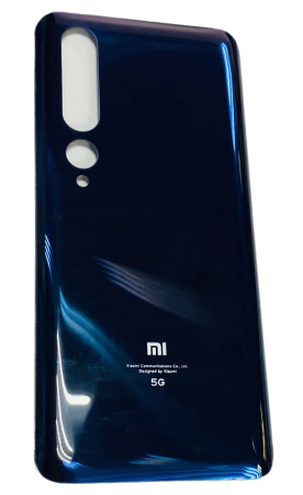 Задняя крышка для Xiaomi Mi 10/Mi 10 Pro (синяя)