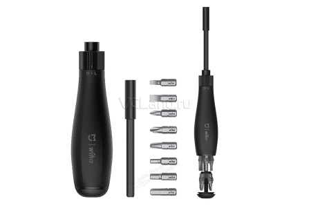 Отвертка реверсивная Xiaomi Mijia wiha 8 Ratcheting Screwdriver (JLLSD01XH) 8 в 1