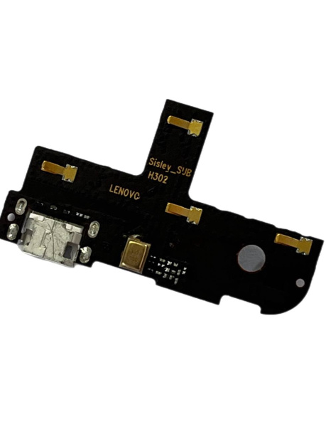 Нижняя плата Lenovo Sisley S90 с разъемом зарядки (micro-USB), микрофоном и вибро 