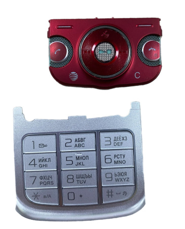 Клавиатура Sony Ericsson W760 копия красная