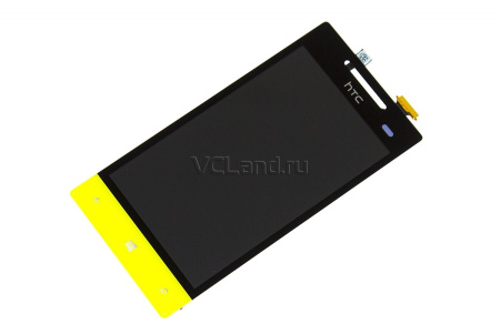 Дисплей HTC Windows Phone 8S с тачскрином (желтый) 