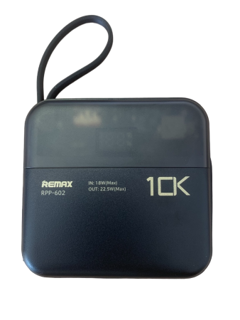 Внешний аккумулятор Remax RPP-602 USB Type-C, Lightning 10000mAh 20W+22.5W