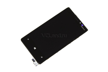 Дисплей Nokia Lumia 920 (RM-821) с тачскрином в рамке (черный)