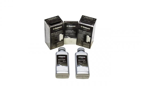 Набор чистящих средств + 2 фильтра воды + смазка Saeco, Philips CA6706 21002059