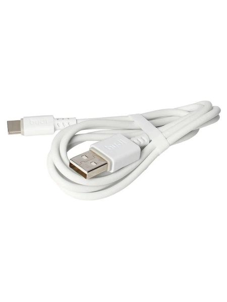 Кабель зарядки USB Micro Budi DC011M10W 2.4A 1 метр белый Кабель зарядки USB Micro Budi DC011M10W 2.4A 1 метр белый