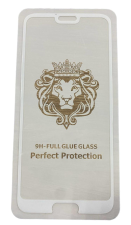 Защитное стекло Huawei Honor 10 (полное покрытие) 5D белое