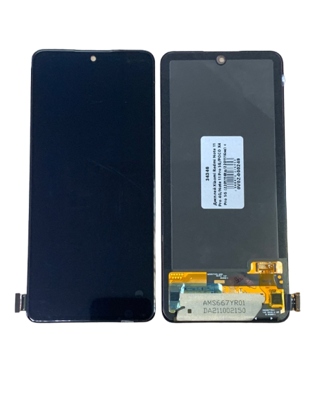 Дисплей для Xiaomi Redmi Note 11 Pro 4G/Note 11 Pro 5G/POCO X4 Pro 5G с тачскрином (черный) OLED