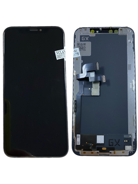 Дисплей для iPhone XS с тачскрином черный Soft OLED