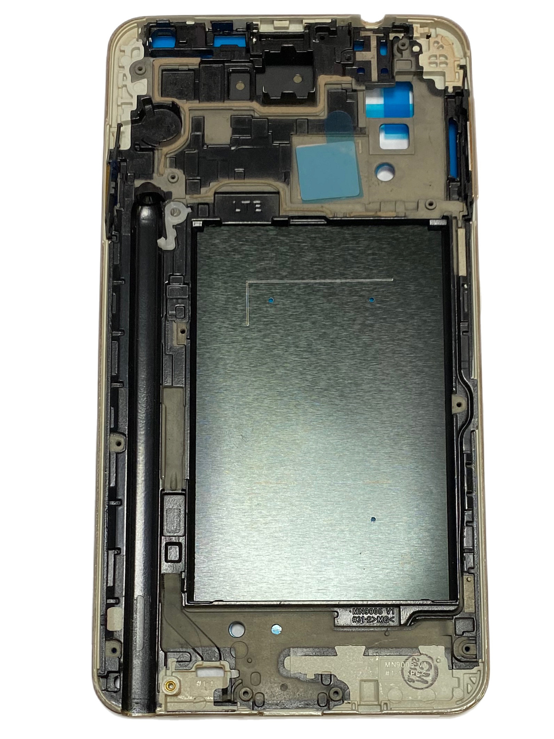 Рамка дисплея Samsung Galaxy Note 3 SM-N9005 LTE (золотистая)