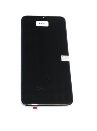 Дисплей для Samsung Galaxy A30s SM-A307F с тачскрином в рамке черный OL