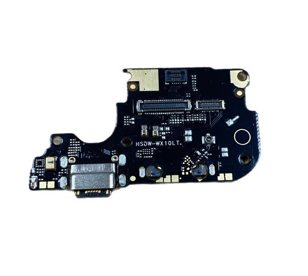 Нижняя плата Xiaomi Mi 10 Lite разъемом зарядки, SIM и микрофоном 