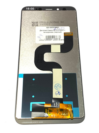 Дисплей для Xiaomi Mi A2/Mi 6X (m1804d2sg) с тачскрином (черный) Дисплей для Xiaomi Mi A2/Mi 6X (m1804d2sg) с тачскрином (черный)